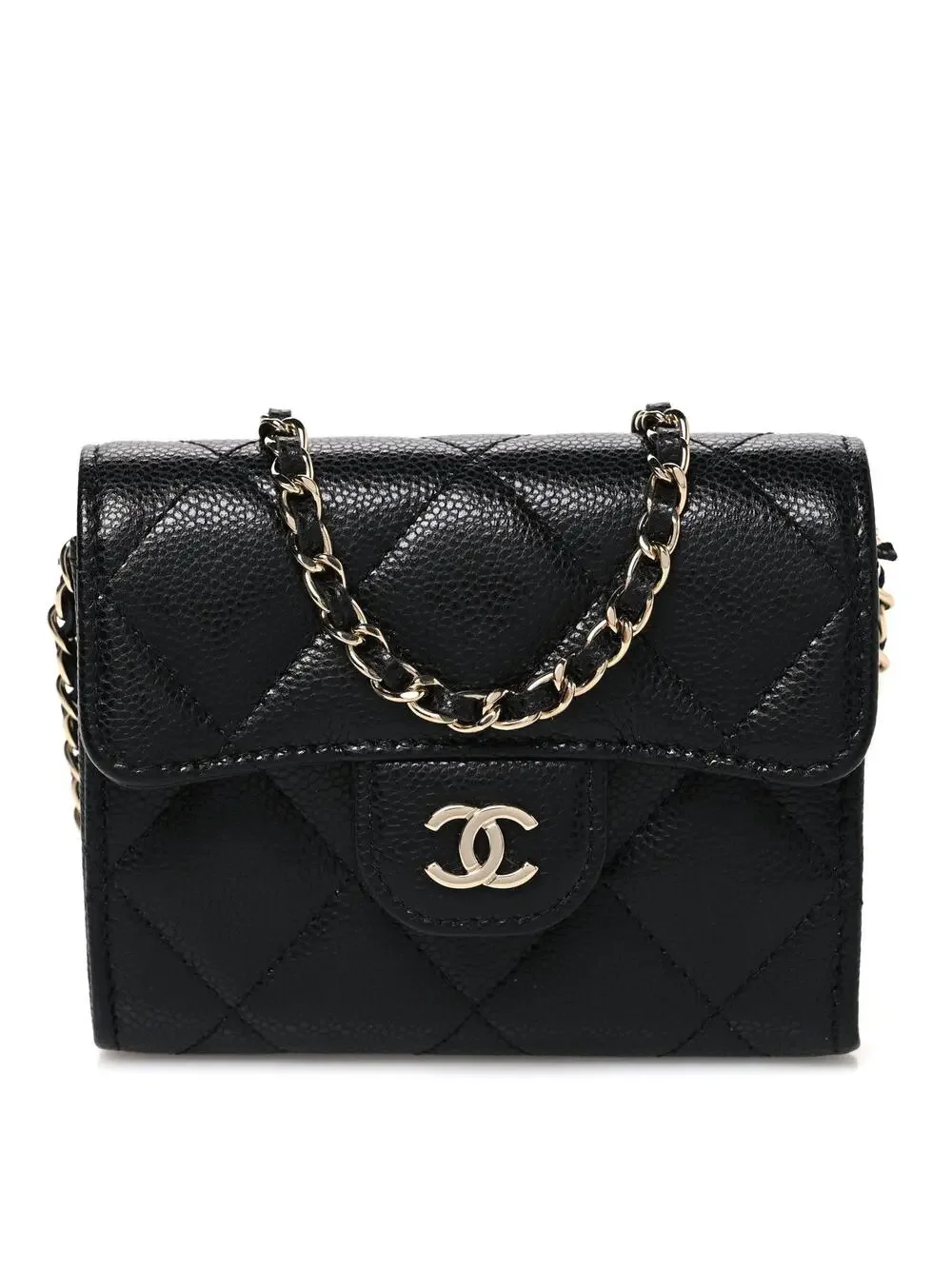 Chanel Caviar Quilted Flap Card Holder #310204C18B